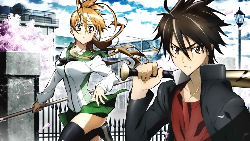 Two Anime Characters — Green, Dramatic, Spring