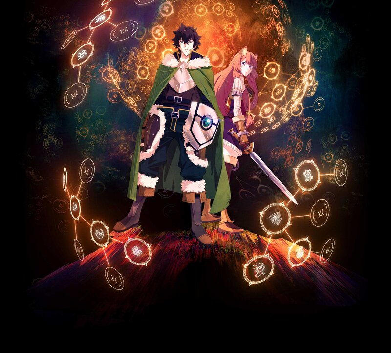 Two Anime Characters — Green, Dramatic, Sword, Magic Circles