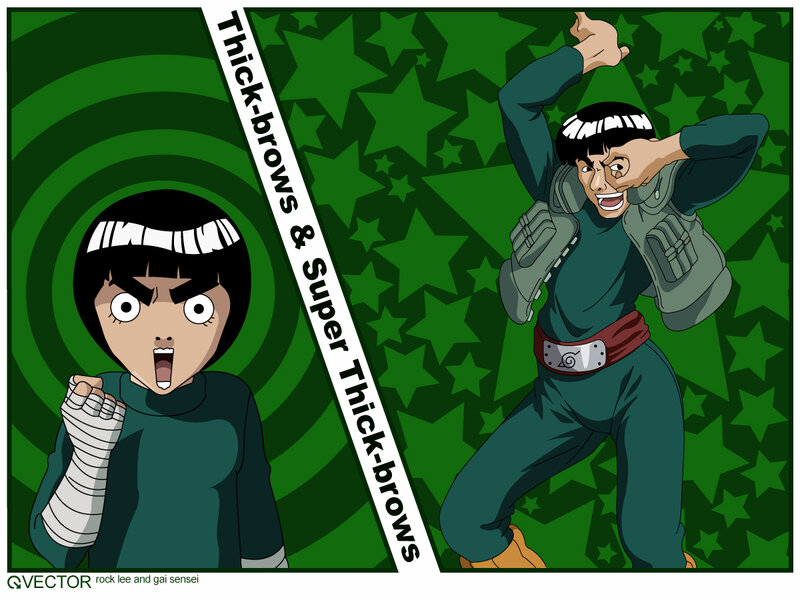 Two Anime Characters — Green, Energetic