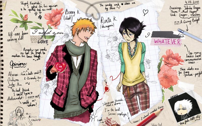 Two Anime Characters — Green, Playful, Manga