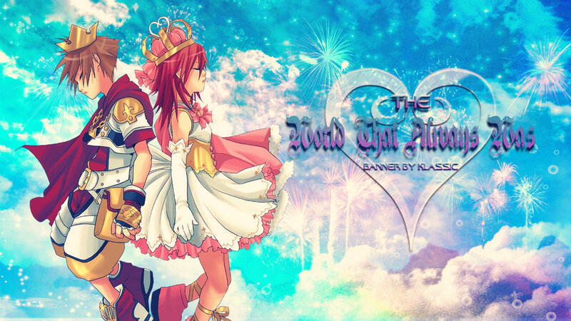 Two Anime Characters Holding Hands — Blue, Celebratory