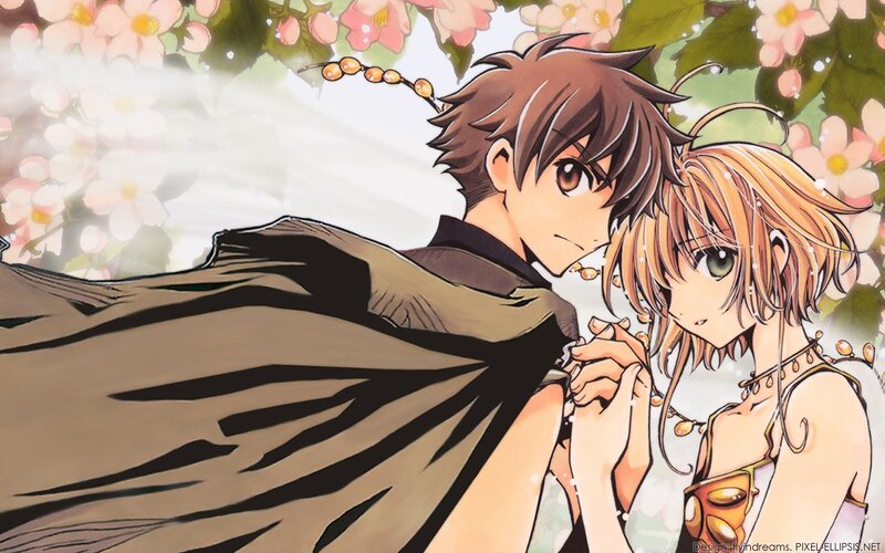 Two Anime Characters Holding Hands — Brown