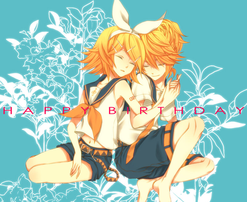 Two Anime Characters Hugging — Blue, Peaceful, Digital Art