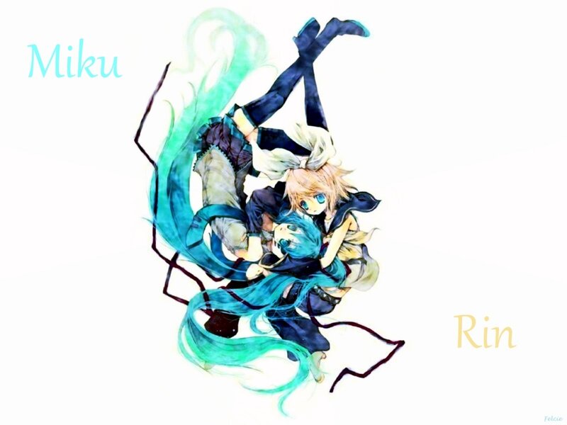 Two Anime Characters Hugging — Cyan, Dynamic