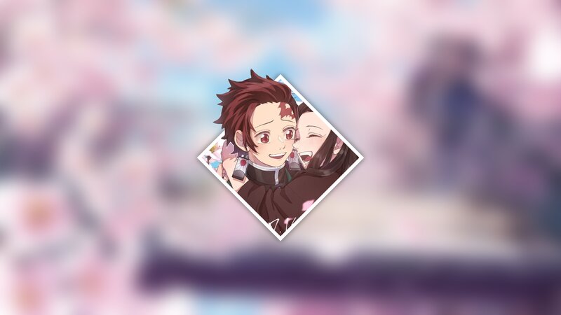 Two Anime Characters Hugging — Pink, Happy, Spring