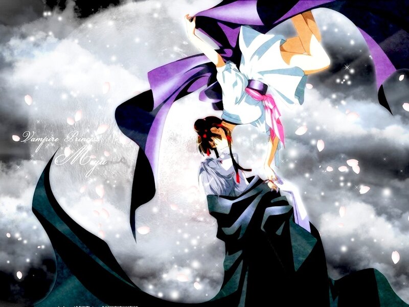 Two Anime Characters in a Dance