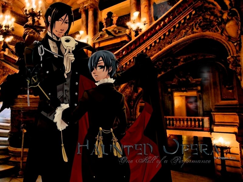 Two Anime Characters in a Hall