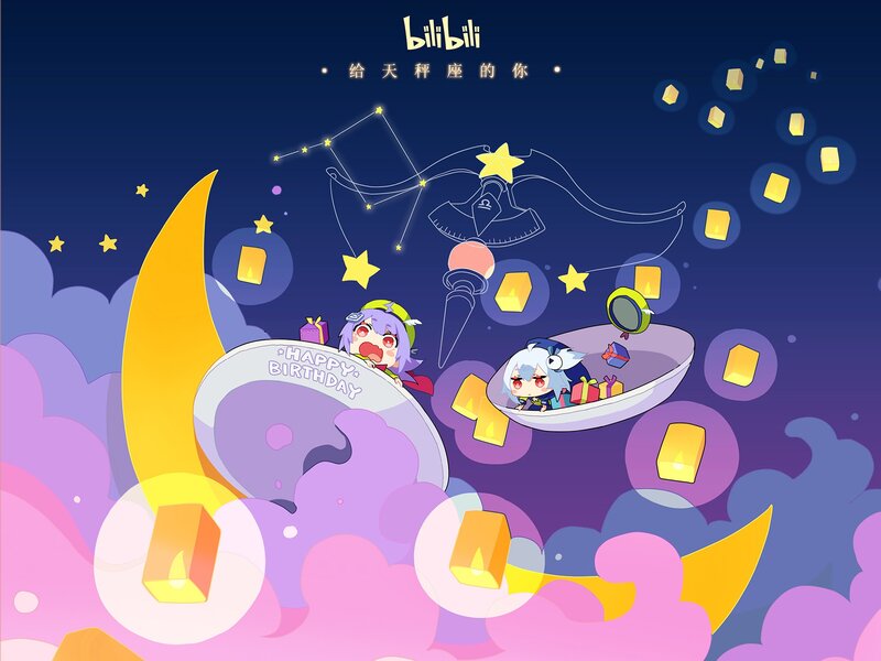 Two Anime Characters in Boats