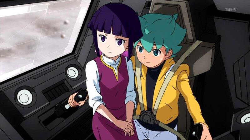 Two Anime Characters in Cockpit