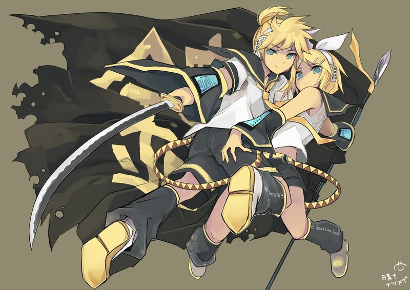 Two Anime Characters in Combat — Black, Dramatic, Swords, Wings