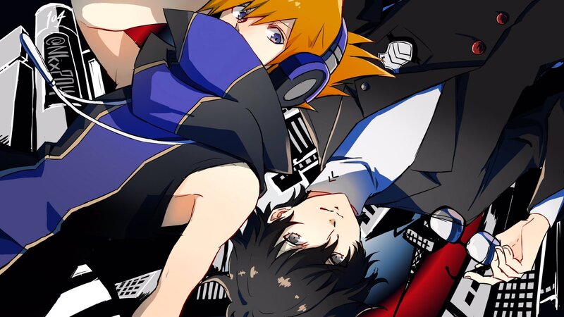 Two Anime Characters in Conflict — Blue