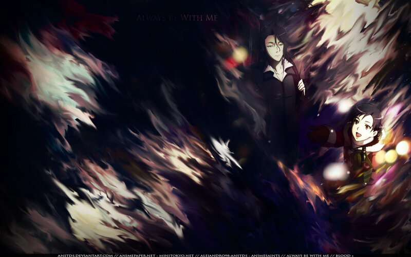 Two Anime Characters in Flames