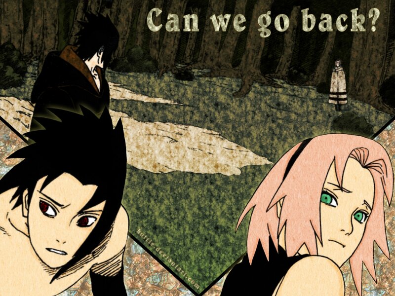 Two Anime Characters in Forest — Green, Dramatic, Manga
