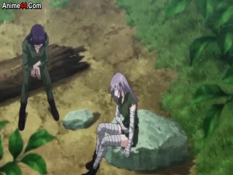 Two Anime Characters in Forest — Green