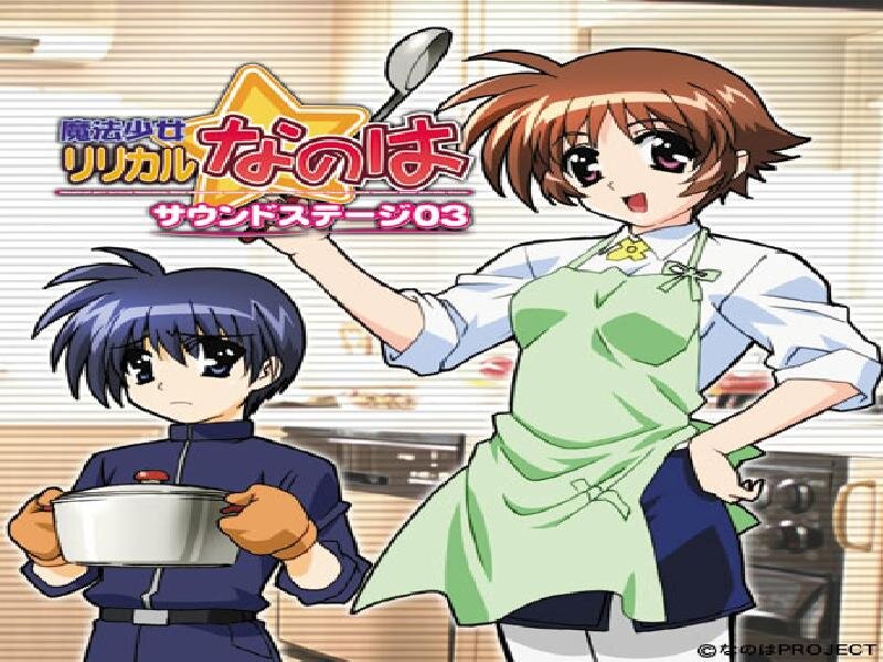 Two Anime Characters in Kitchen