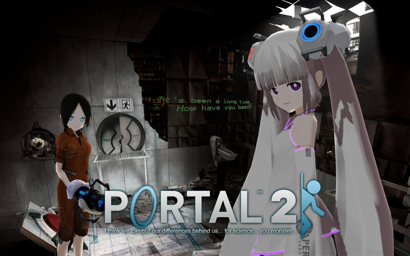 Two Anime Characters in Lab