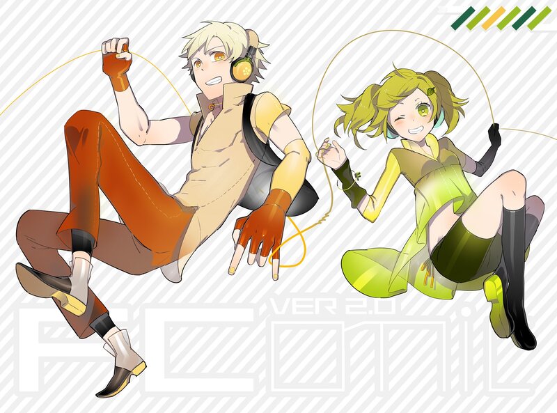 Two anime characters jumping rope