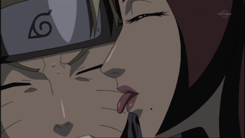 Two Anime Characters Kissing — Gray, Dramatic