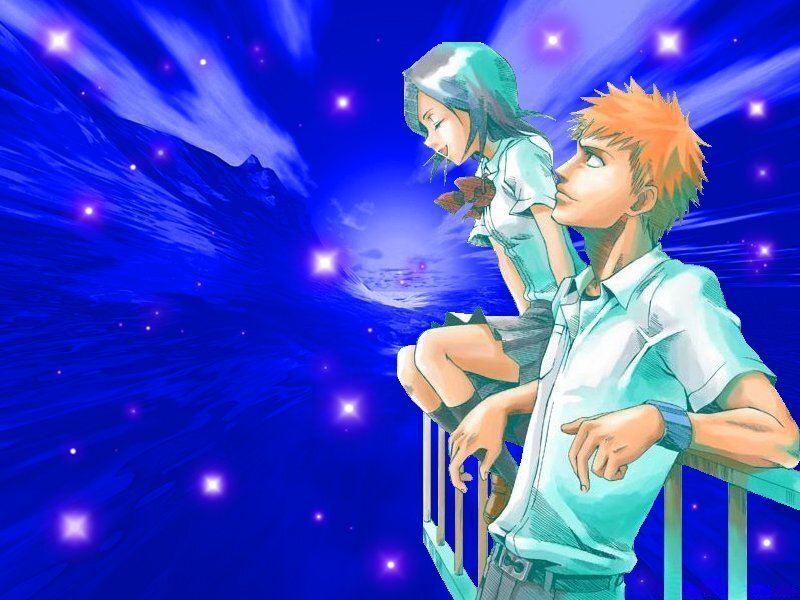 Two Anime Characters on Balcony