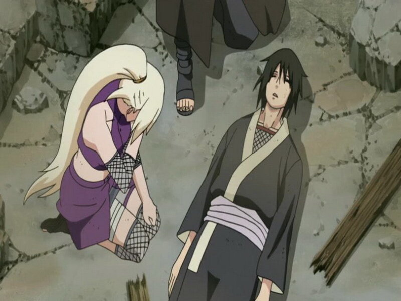 Two Anime Characters on Ground — Gray