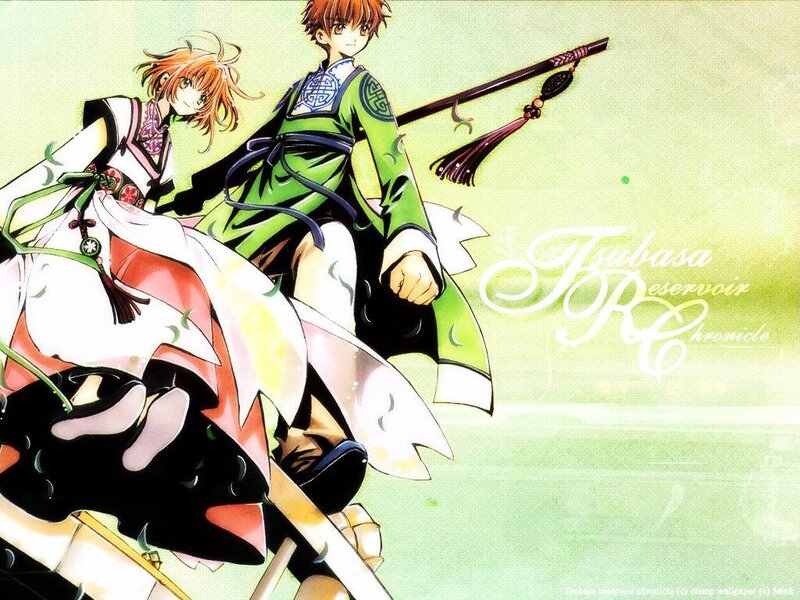 Two Anime Characters on Horse