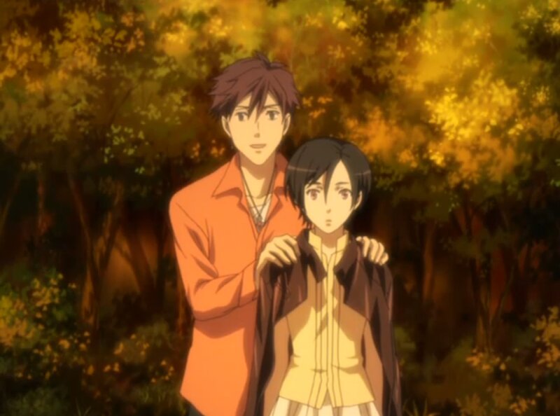 Two Anime Characters — Orange, Calm, Autumn