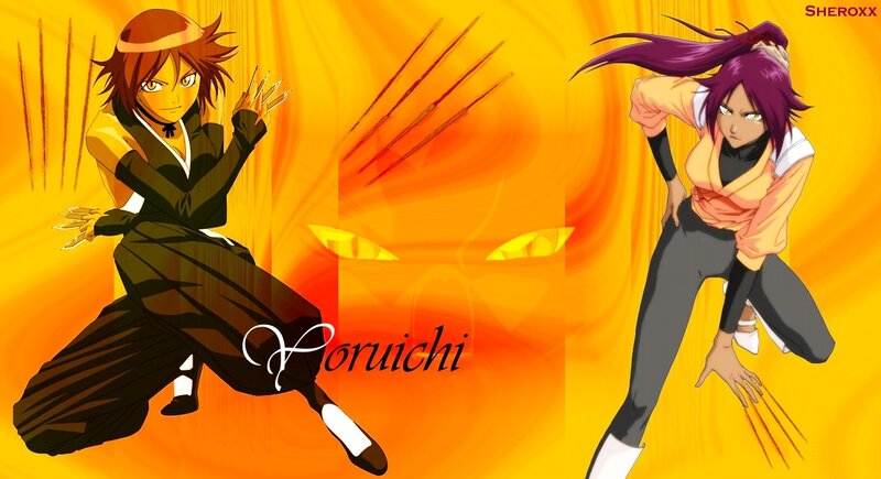 Two Anime Characters — Orange, Dramatic, Claws