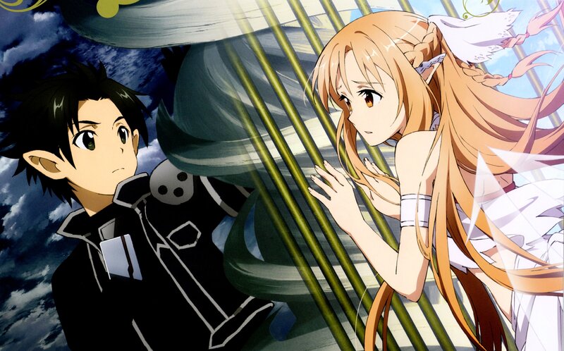Two Anime Characters — Orange, Dramatic, Elf Ears