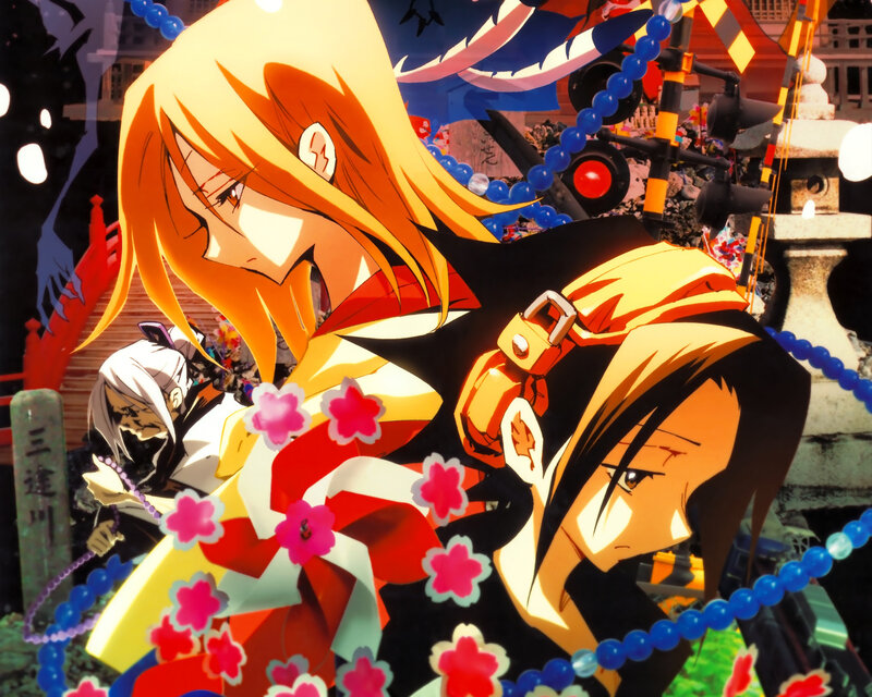 Two Anime Characters — Orange, Dramatic, Night