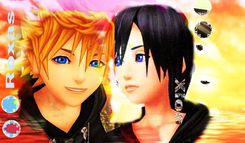 Two Anime Characters — Orange, Dramatic, Sunset, 3d Render