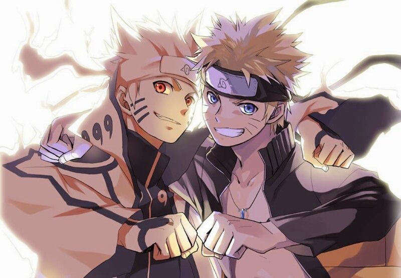 Two Anime Characters — Orange, Energetic