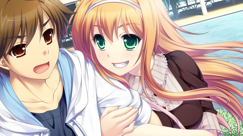 Two Anime Characters — Orange, Happy