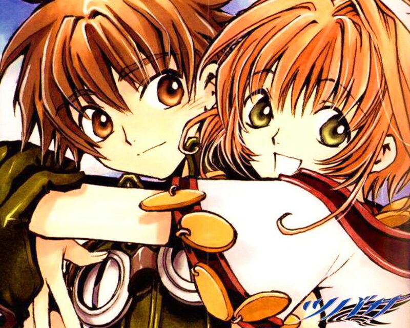 Two Anime Characters — Orange, Playful, Manga, Anime Art, Close-up