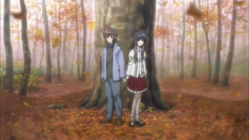 Two Anime Characters — Orange, Serene, Autumn