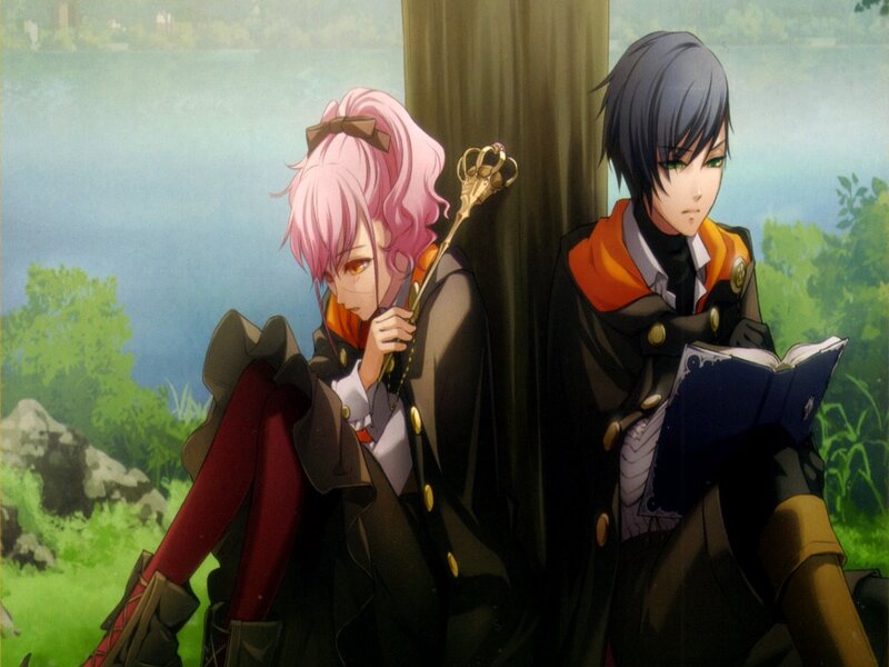 Two Anime Characters — Pink, Calm, Afternoon