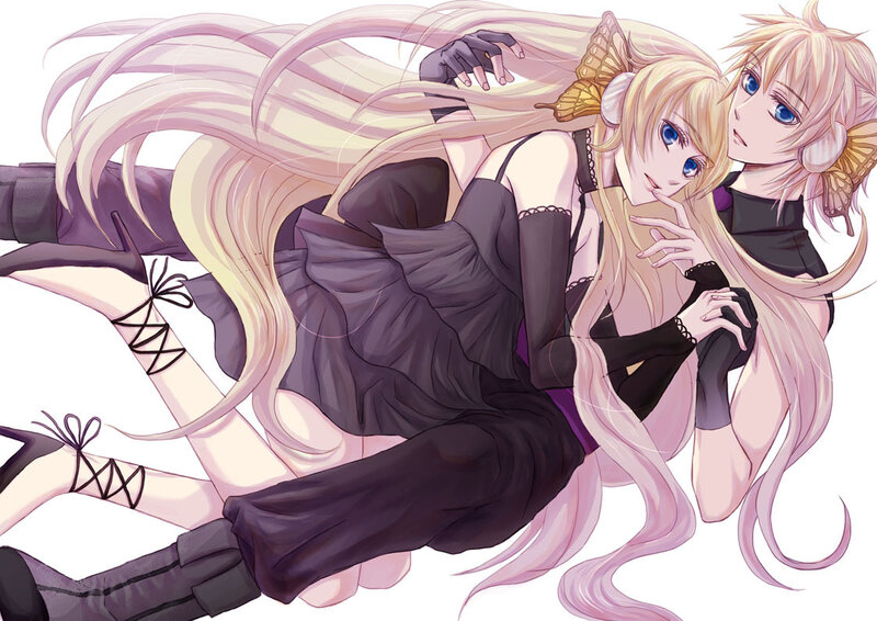 Two Anime Characters — Pink, Calm, Long Hair