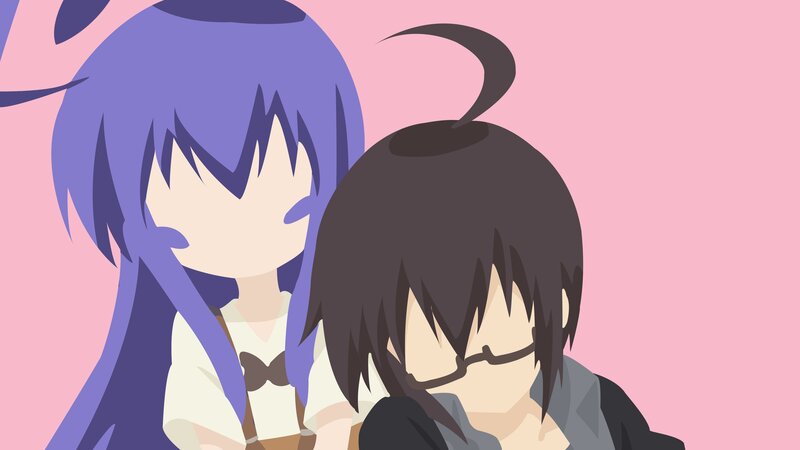 Two Anime Characters — Pink, Calm, Purple Hair