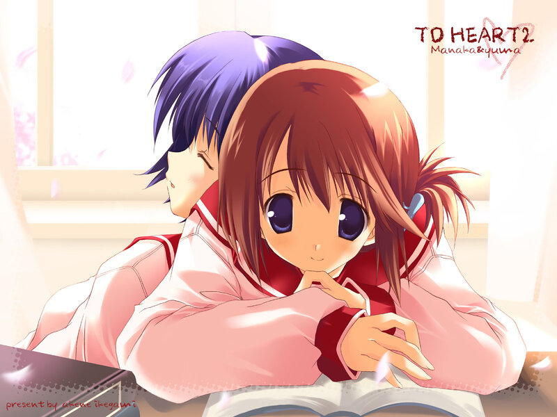 Two Anime Characters — Pink, Calm, Spring