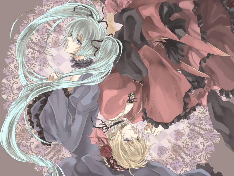 Two Anime Characters — Pink, Calm