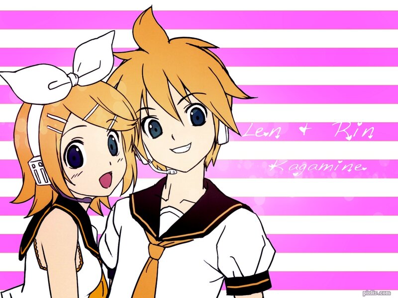 Two Anime Characters — Pink, Cheerful, School Uniform