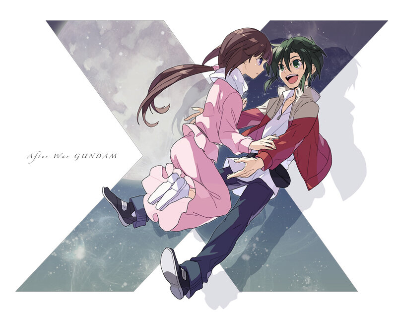 Two Anime Characters — Pink, Dramatic, Anime Art