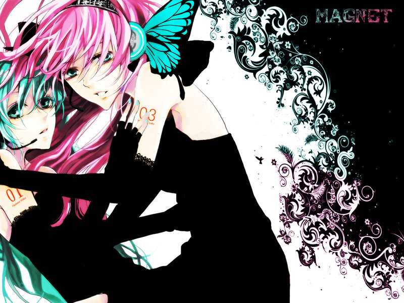 Two Anime Characters — Pink, Dramatic, Microphone