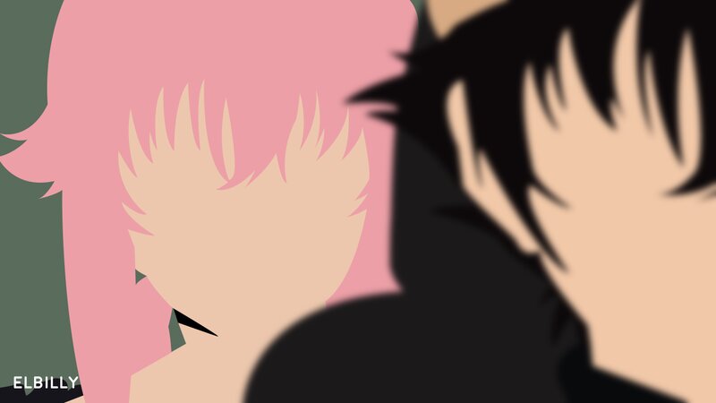 Two Anime Characters — Pink, Dramatic, Pink Hair