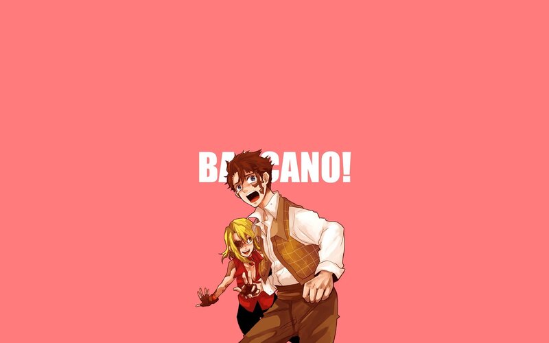 Two Anime Characters — Pink, Dynamic, Text