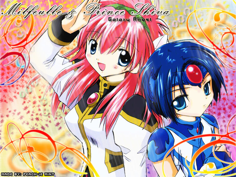 Two Anime Characters — Pink, Energetic