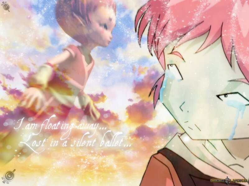 Two Anime Characters — Pink, Melancholic