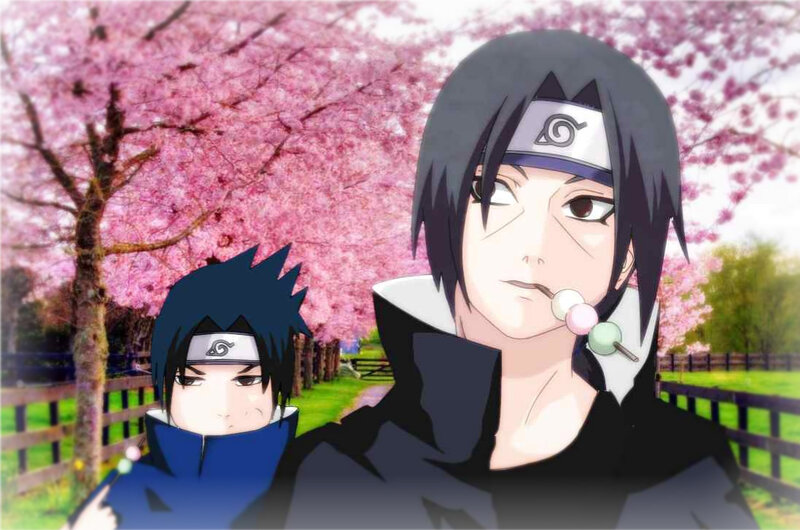 Two Anime Characters — Pink, Peaceful