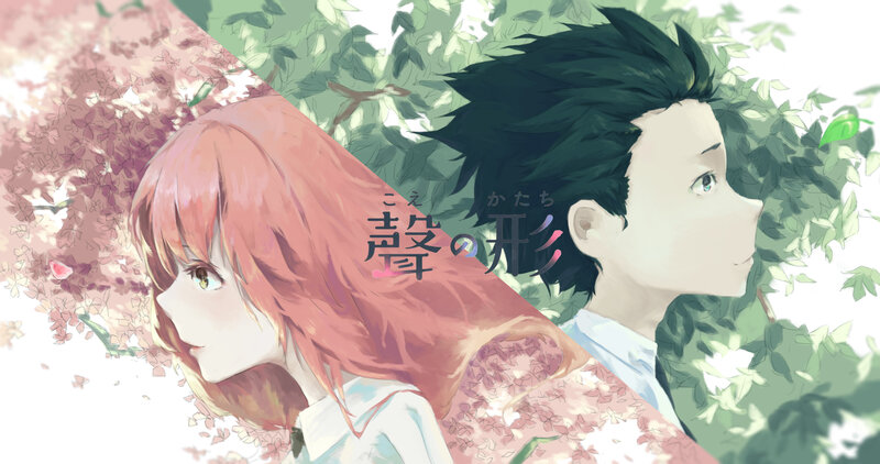 Two Anime Characters — Pink, Serene, Spring, Cherry Blossoms, Leaves