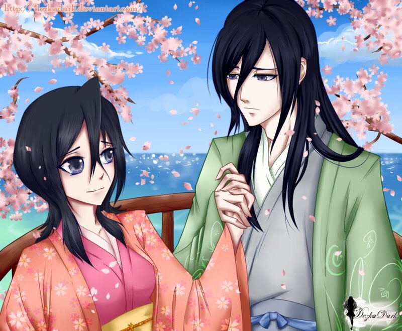 Two Anime Characters — Pink, Serene, Spring