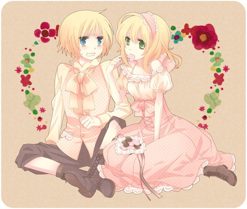 Two Anime Characters — Pink, Sweet